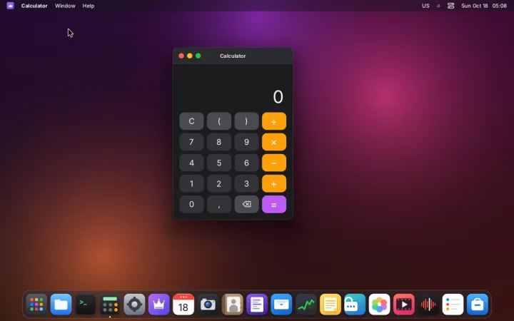 Calculator app