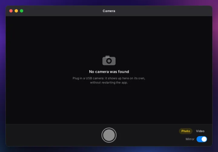 Camera app