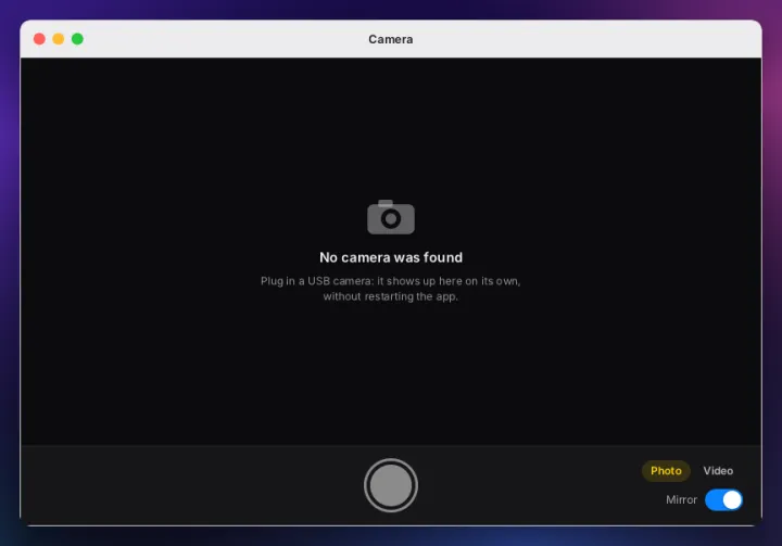 Camera app