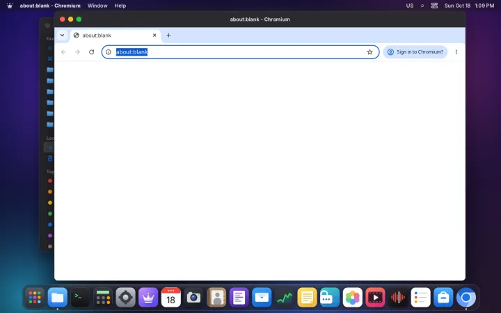 Chromium with native window frame