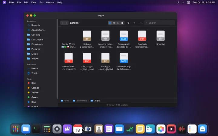Truncated names in icon view