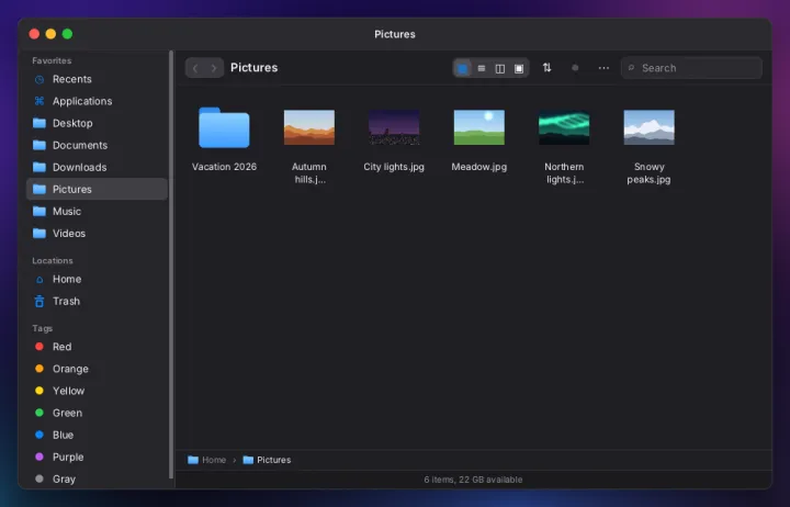 Files app