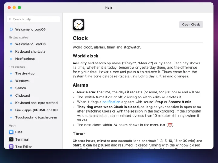 Help app