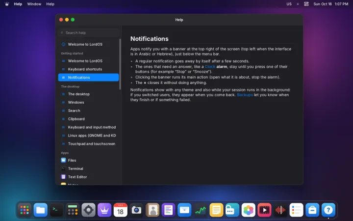 Help article