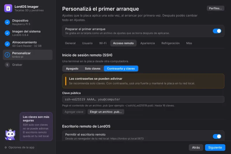 Acceso remoto
