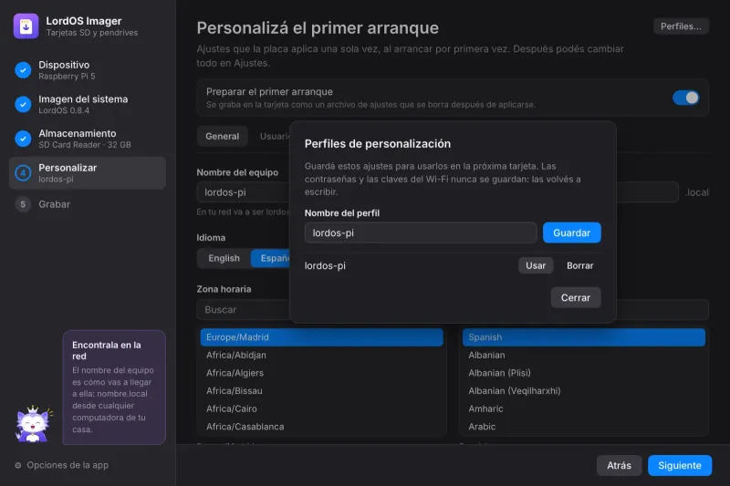 Perfiles