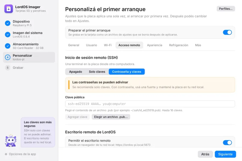 Acceso remoto