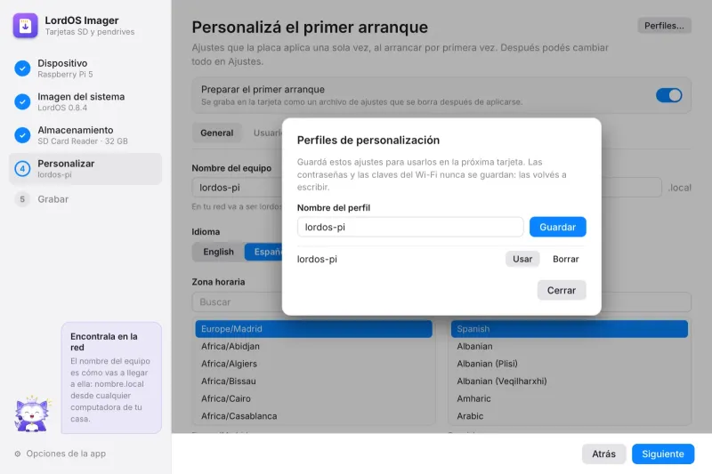 Perfiles