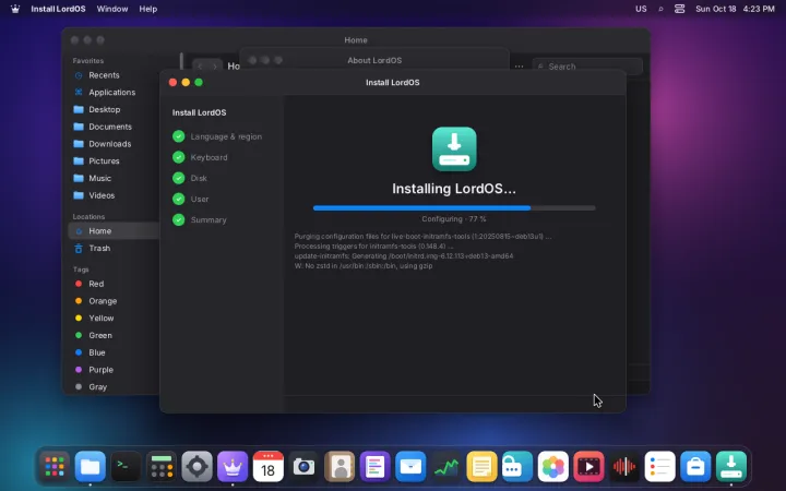 Installing LordOS