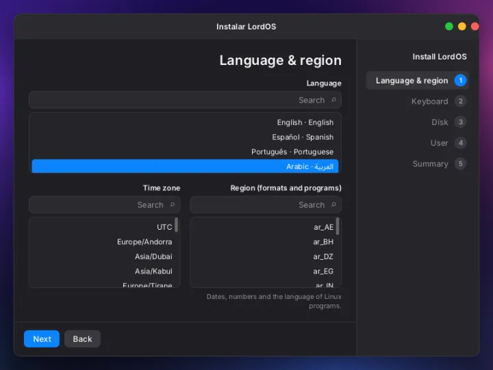 LordOS installer