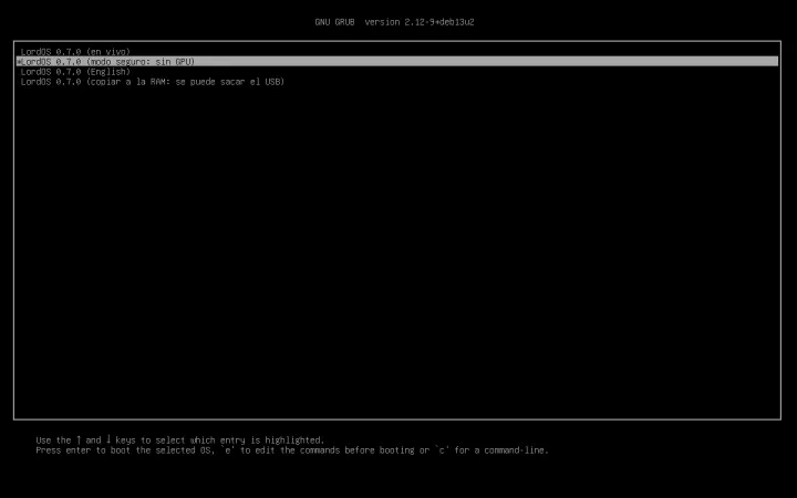 Safe mode boot option