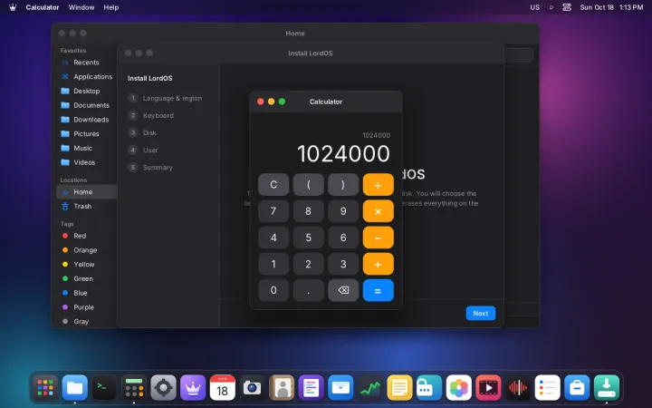 Live USB desktop
