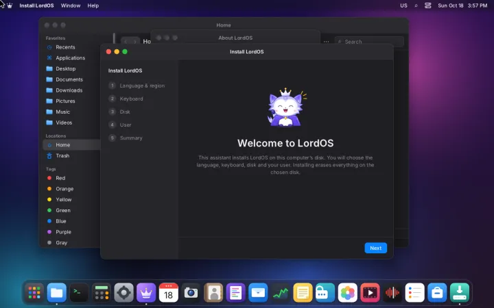 Live session desktop