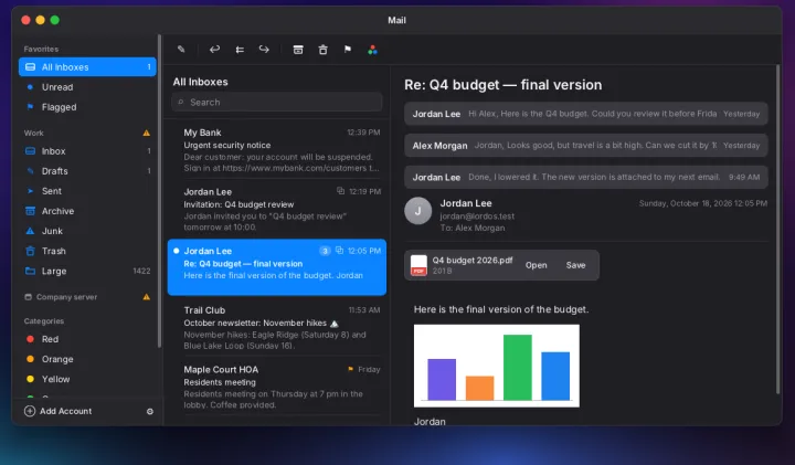 Mail app