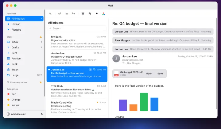 Mail app