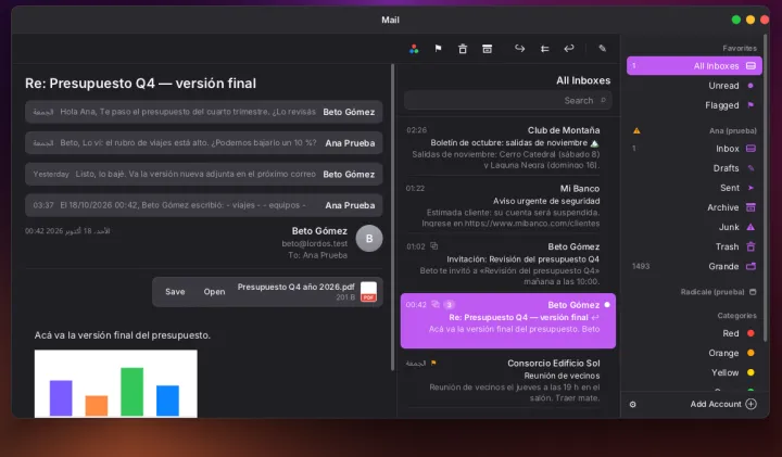 Mail app