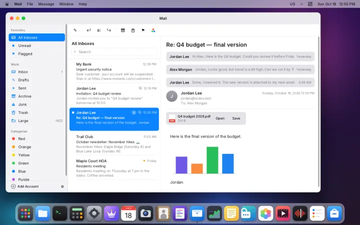 Mail app
