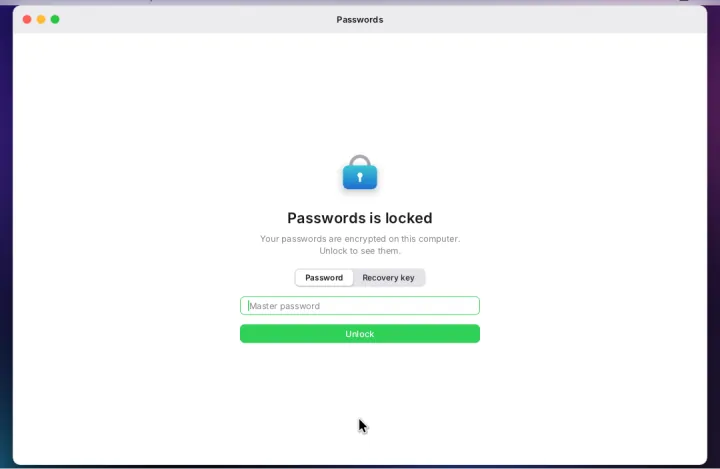 Locked vault
