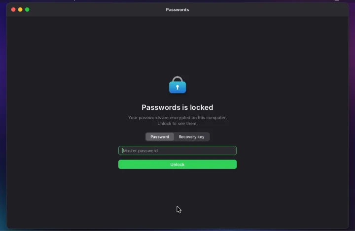 Locked vault