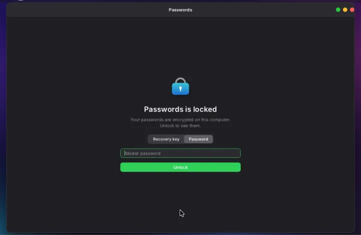 Locked vault