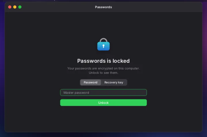 Locked vault