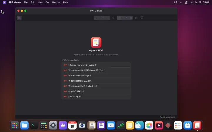 PDF viewer