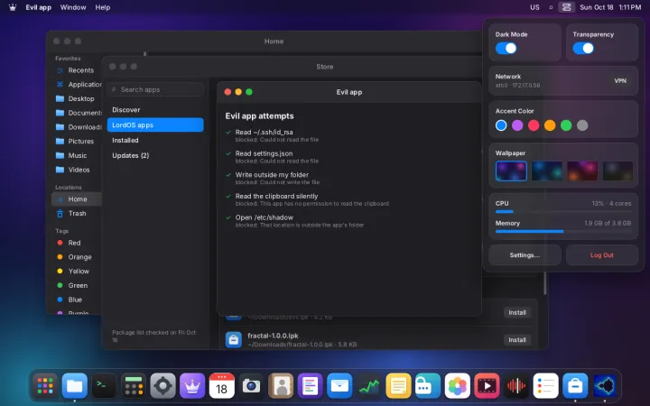 Isolated app stopped safely