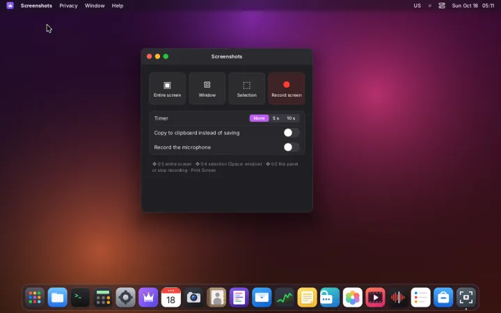 Screenshot tool