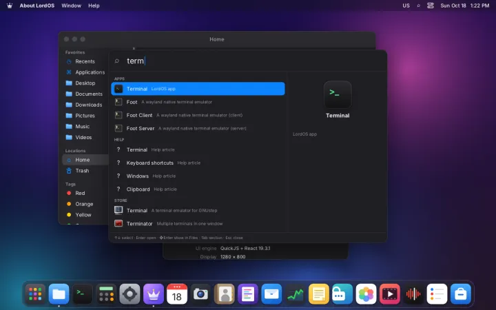 Searching for apps