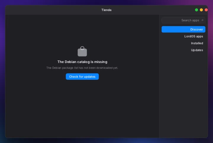 Store home page