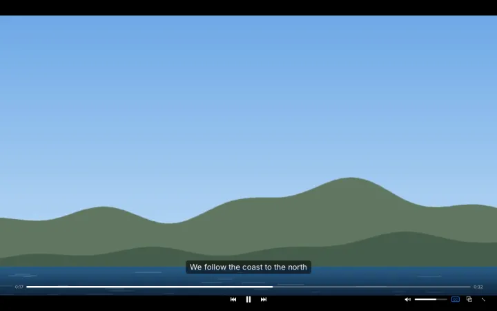 Full-screen video